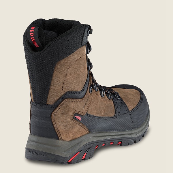 Botas de Seguridad Red Wing Hombre Marrom/Negros - Trades - 8-Inch Insulated Waterproof Toe - 759-DN